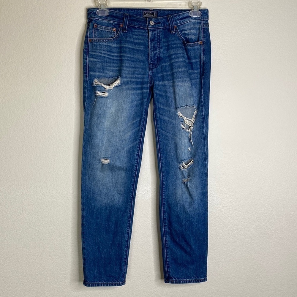 Abercrombie & Fitch Ames slim boyfriend jeans Sz 27/4